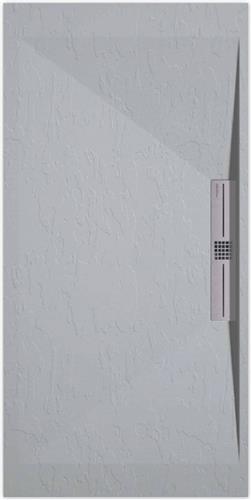 Sanifun douchebak Stone Side Gray 7035 Slate 1000 x 800 S