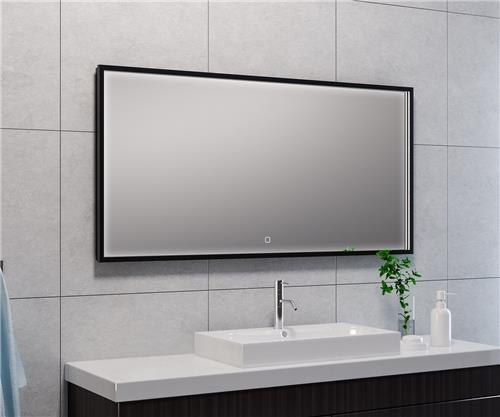Badkamerspiegel Wiesbaden - 120x60cm - LED - Verwarming - Anti Condens - Lichtschakelaar - Dimbaar