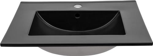 Sanifun inbouwwastafel Sky Black 810 x 460 x 170 mm