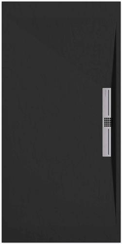 Sanifun douchebak Stone Side Black Slate 1100 x 700 S