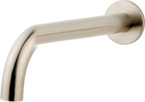Wiesbaden Caral Inbouw Baduitloop 25 cm. - RVS Look