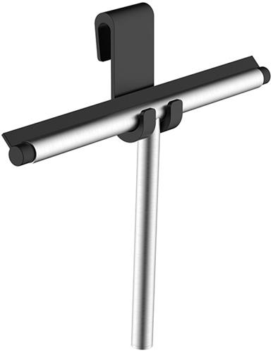 Sanifun raamwisser Pico met flexibele glashaak RVS geborsteld 250
