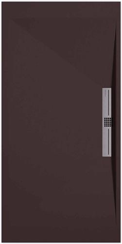 Sanifun douchebak Stone Side Chocolate Smooth 1100 x 700 S