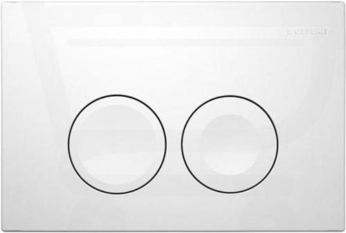Geberit Delta 21 bedieningspaneel - wit