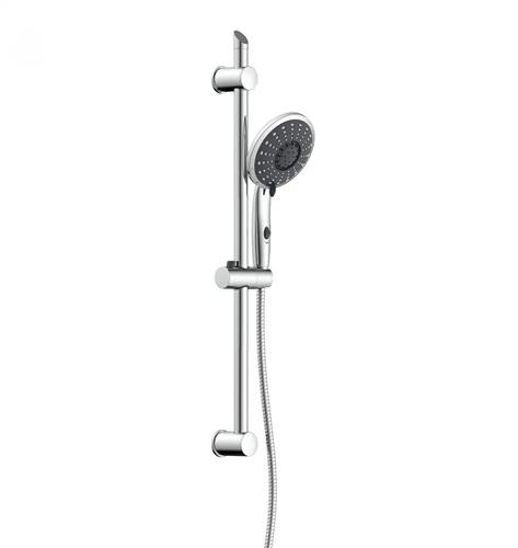 FLORENZ Stangdoucheset Chroom  5 Straalsoorten & Waterbesparing