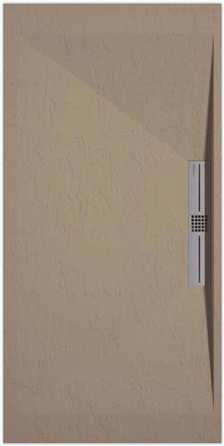 Sanifun douchebak Stone Side Moka Slate 900 x 700 S