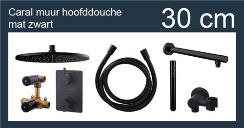 Xellanz one -pack inbouwthermostaatset rond type 304 - RVS MZ (30 cm.)