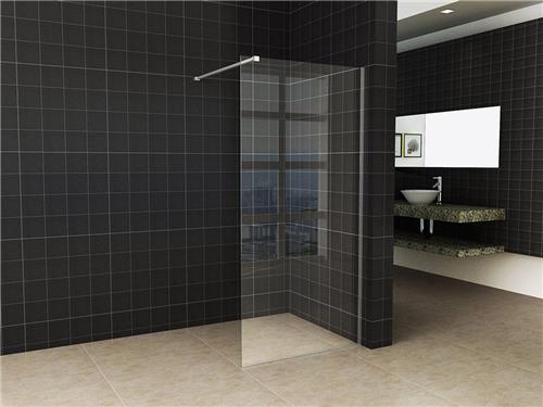 Wiesbaden Slim Inloopdouche Zonder Profiel 95 x 200 cm. - 8 mm. Nano