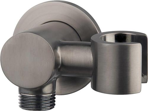 Xellanz Luxe Doucheaansluiting + Kantelb.Opsteek 1/2" - Gunmetal