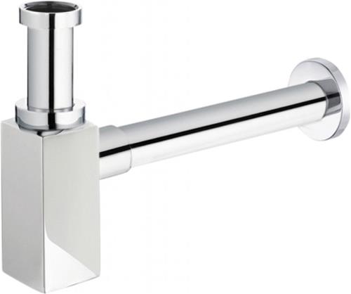SCHÜTTE Design Bekersifon - Hoekig - 5/4" x 32 mm - Chroom
