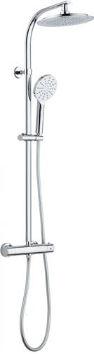 Schütte Madura Fresh Douchesysteem  Chroom  Thermostatisch  1250 mm