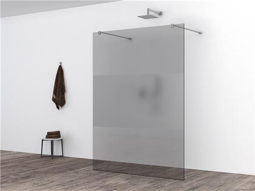 Sanifun douchewand Dedryck met melkglas middenband 2000 x 1400 NANO