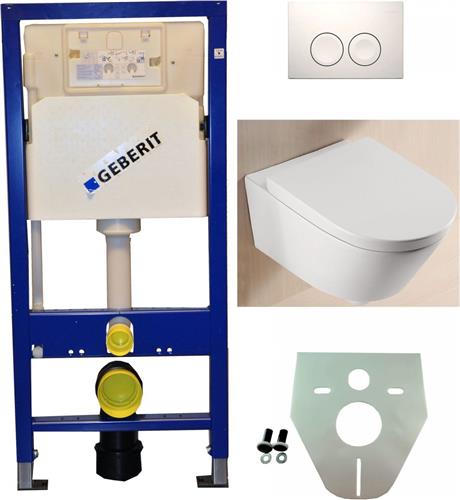 Geberit UP100 hangtoilet pack 7
