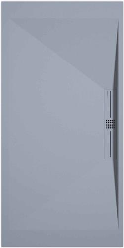 Sanifun douchebak Stone Side Gray Smooth 1100 x 900 P
