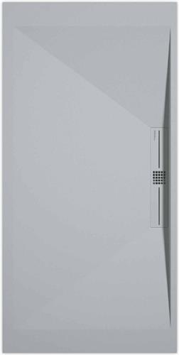 Sanifun douchebak Stone Side Gray 7035 Smooth 1100 x 900 P