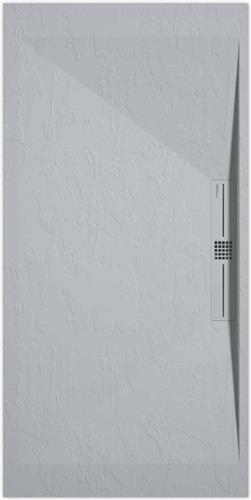 Sanifun douchebak Stone Side Gray 7035 Slate 1100 x 900 P