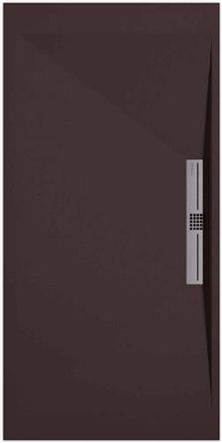 Sanifun douchebak Stone Side Chocolate Smooth 1300 x 800 S
