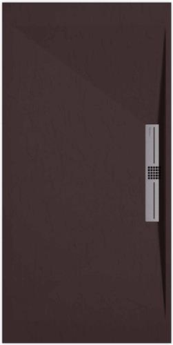 Sanifun douchebak Stone Side Chocolate Slate 1400 x 800 S