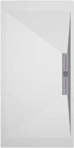 Sanifun douchebak Stone Side White Smooth 1300 x 800 S