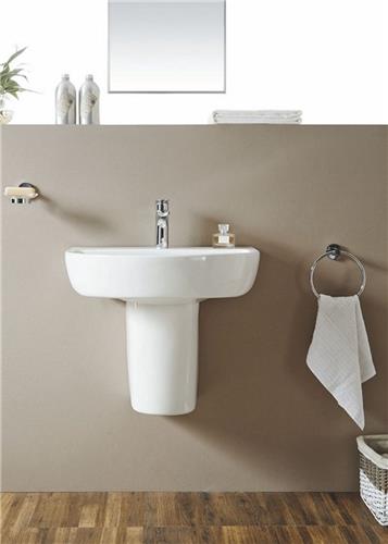 Wiesbaden Fold Sifonkap 52 cm. inclusief Ophangset - Wit