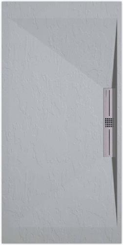 Sanifun douchebak Stone Side Gray 7035 Slate 900 x 700 S