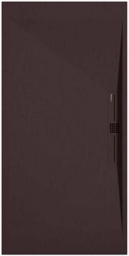 Sanifun douchebak Stone Side Chocolate Slate 1600 x 800 P