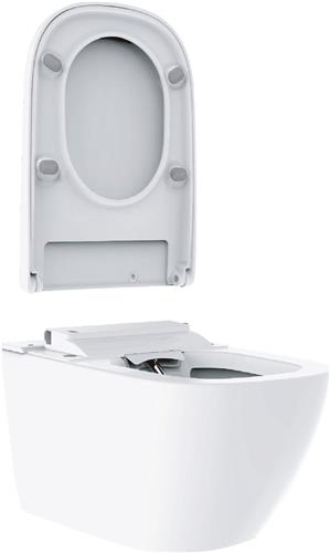 Wiesbaden Vesta Comfort Rimless Douche-Wc - Wit