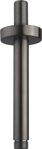 Xellanz Luxe Douche-Arm Rond Plafond Bevestiging 15 cm. - Gunmetal