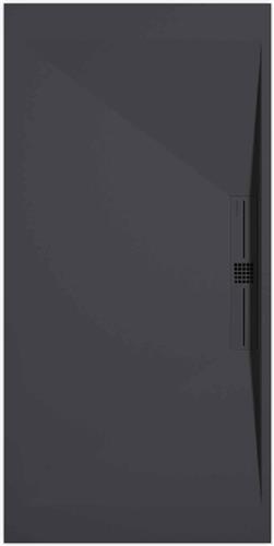 Sanifun douchebak Stone Side Anthraciet Slate 1200 x 900 S