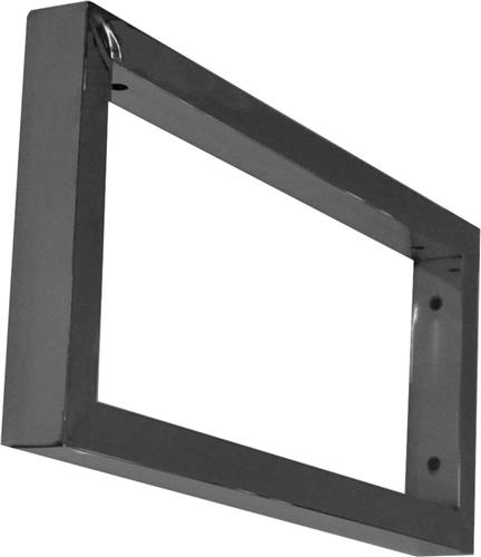 Sanifun Ophangbeugel vierkant 460 x 220 mat zwart