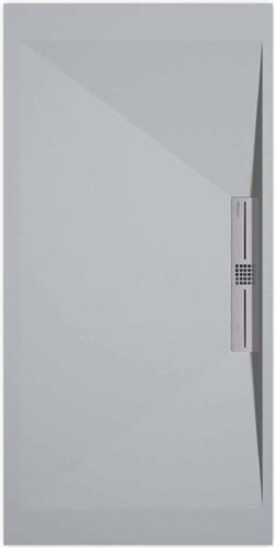 Sanifun douchebak Stone Side Gray 7035 Smooth 900 x 900 S