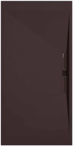 Sanifun douchebak Stone Side Chocolate Smooth 1100 x 700 P
