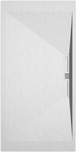 Sanifun douchebak Stone Side White Slate 1100 x 700 P