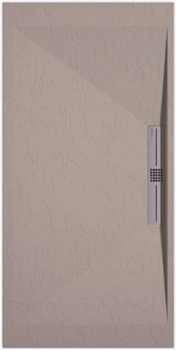 Sanifun douchebak Stone Side Sand Slate 1000 x 900 S