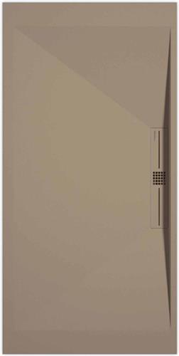 Sanifun douchebak Stone Side Moka Smooth 1400 x 900 P