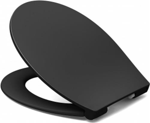 Sanifun Nero B Toiletbril  Zwart Trendy Softclose WC-bril
