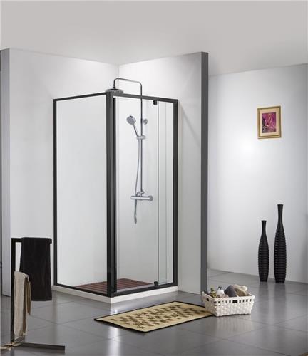Sanifun douchecabine Luka 1120-1220 x 870-890 Zwart Z