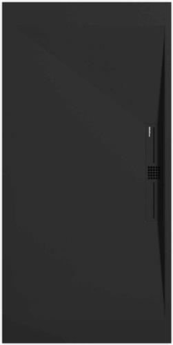 Sanifun douchebak Stone Side Black Smooth 1200 x 700 P