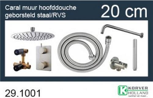 Wiesbaden one -pack inbouwthermostaatset rond type 202 GS (20 cm.)