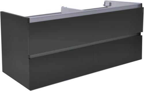Vision onderkast 120 x 46 cm hoogglans grijs
