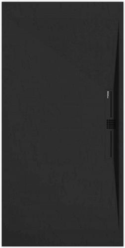 Sanifun douchebak Stone Side Black Slate 1600 x 900 P