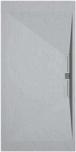 Sanifun douchebak Stone Side Gray 7035 Slate 900 x 900 P