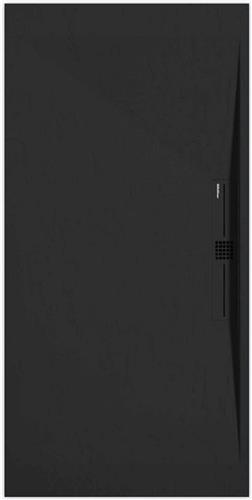 Sanifun douchebak Stone Side Black Slate 900 x 700 P