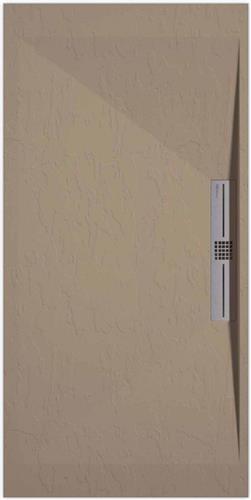 Sanifun douchebak Stone Side Moka Slate 900 x 900 S