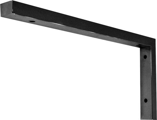 Sanifun ophangbeugel tbv wastafelblad L-vormig 460 x 220 mat zwart