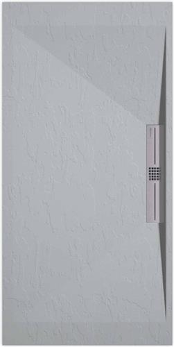 Sanifun douchebak Stone Side Gray 7035 Slate 1300 x 700 S