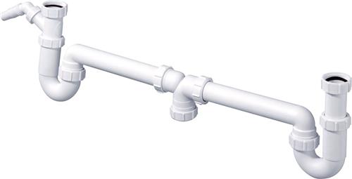 Wiesbaden Mcalpine 5537 Duplexsifon + Wasmachine 6/4"