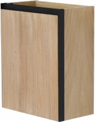 Wiesbaden Lotus fonteinkast 40x21,8 cm naturel eik/mat zwart