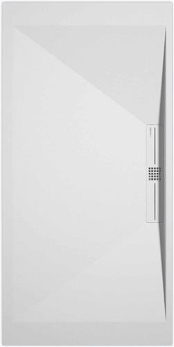 Sanifun douchebak Stone Side White Smooth 1400 x 700 P