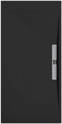Sanifun douchebak Stone Side Black Slate 1400 x 700 S